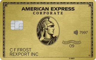 American Express Corporate Gold Card官方示意圖