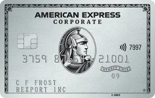 American Express Corporate Platinum Card官方示意圖