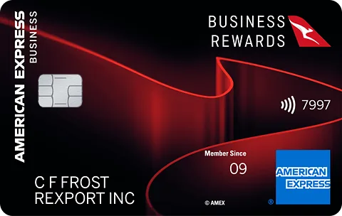 American Express Qantas Business Rewards Card官方示意圖