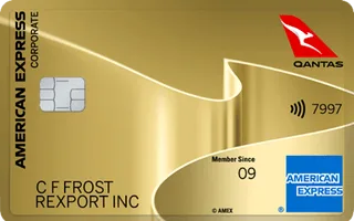American Express Qantas Corporate Gold Card官方示意圖