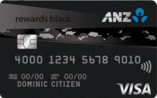 ANZ Rewards Black Credit Card官方示意圖