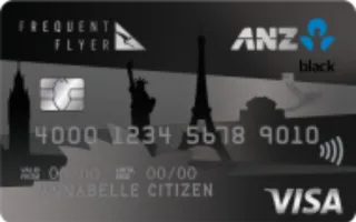 ANZ Frequent Flyer Black官方示意圖