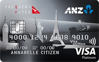ANZ Frequent Flyer Platinum官方示意圖