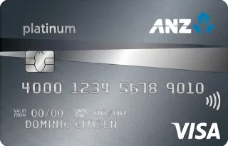 ANZ Platinum Credit Card官方示意圖