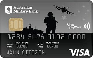 Australian Military Bank Low Rate Visa Credit Card官方示意圖