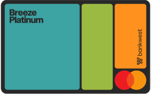 Bankwest Breeze Platinum Mastercard官方示意圖