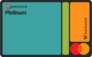 Bankwest Qantas Platinum Mastercard官方示意圖