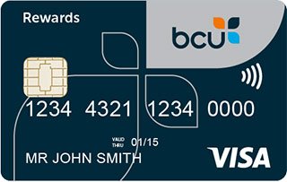 BCU Rewards credit card官方示意圖