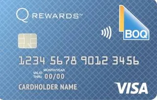 BOQ Blue Visa Credit Card官方示意圖