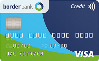 Border Bank Visa Credit Card官方示意圖