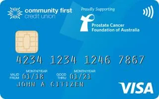 Community First Low Rate Blue credit card官方示意圖