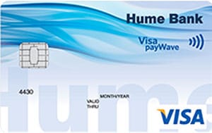 Hume Clear Visa Credit Card官方示意圖