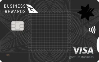 NAB Qantas Business Signature Card官方示意圖