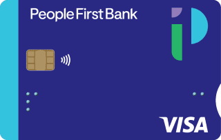 People First Bank Visa Credit Card官方示意圖