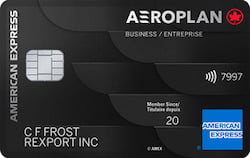 American Express Aeroplan Business Reserve Card官方示意圖