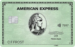 American Express Green Card官方示意圖