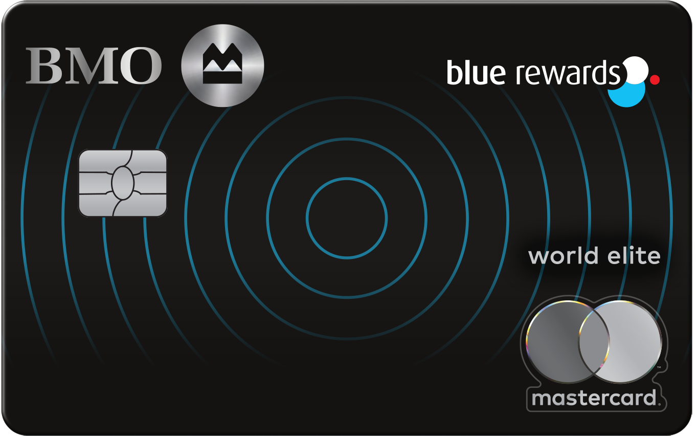 BMO Blue Rewards World Elite Mastercard官方示意圖