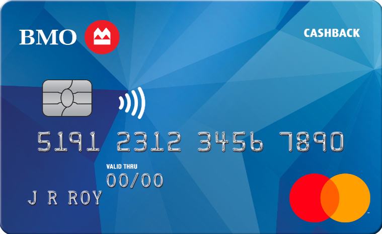 BMO CashBack Mastercard - Student官方示意圖