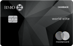 BMO CashBack World Elite Mastercard官方示意圖
