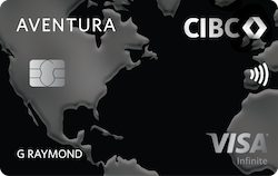 CIBC Aventura Visa Infinite Card官方示意圖