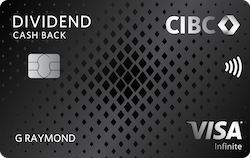 CIBC Dividend Visa Infinite Card官方示意圖