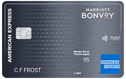 The Marriott Bonvoy American Express Card官方示意圖