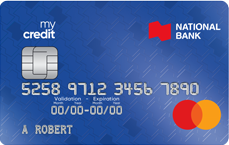 National Bank mycredit Mastercard官方示意圖