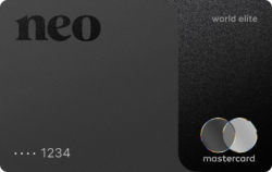 Neo World Elite Mastercard官方示意圖