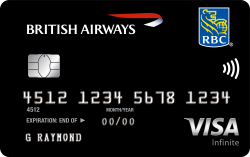 RBC British Airways Visa Infinite官方示意圖