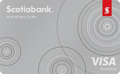 Scotia Momentum for business No Fee Visa Card官方示意圖
