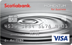 Scotia Momentum for business Visa Card官方示意圖