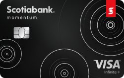 Scotia Momentum Visa Infinite + Card官方示意圖