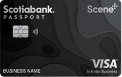 Scotiabank Passport Visa Infinite Business Card官方示意圖