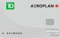 TD Aeroplan Visa Platinum Card官方示意圖