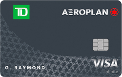 TD Aeroplan Visa Infinite Card官方示意圖