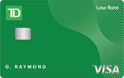 TD Low Rate Visa Credit Card官方示意圖