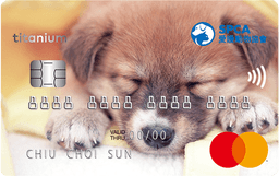 AEON 愛護動物協會萬事達卡（小狗）官方示意圖