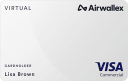 Airwallex雲匯Visa卡官方示意圖