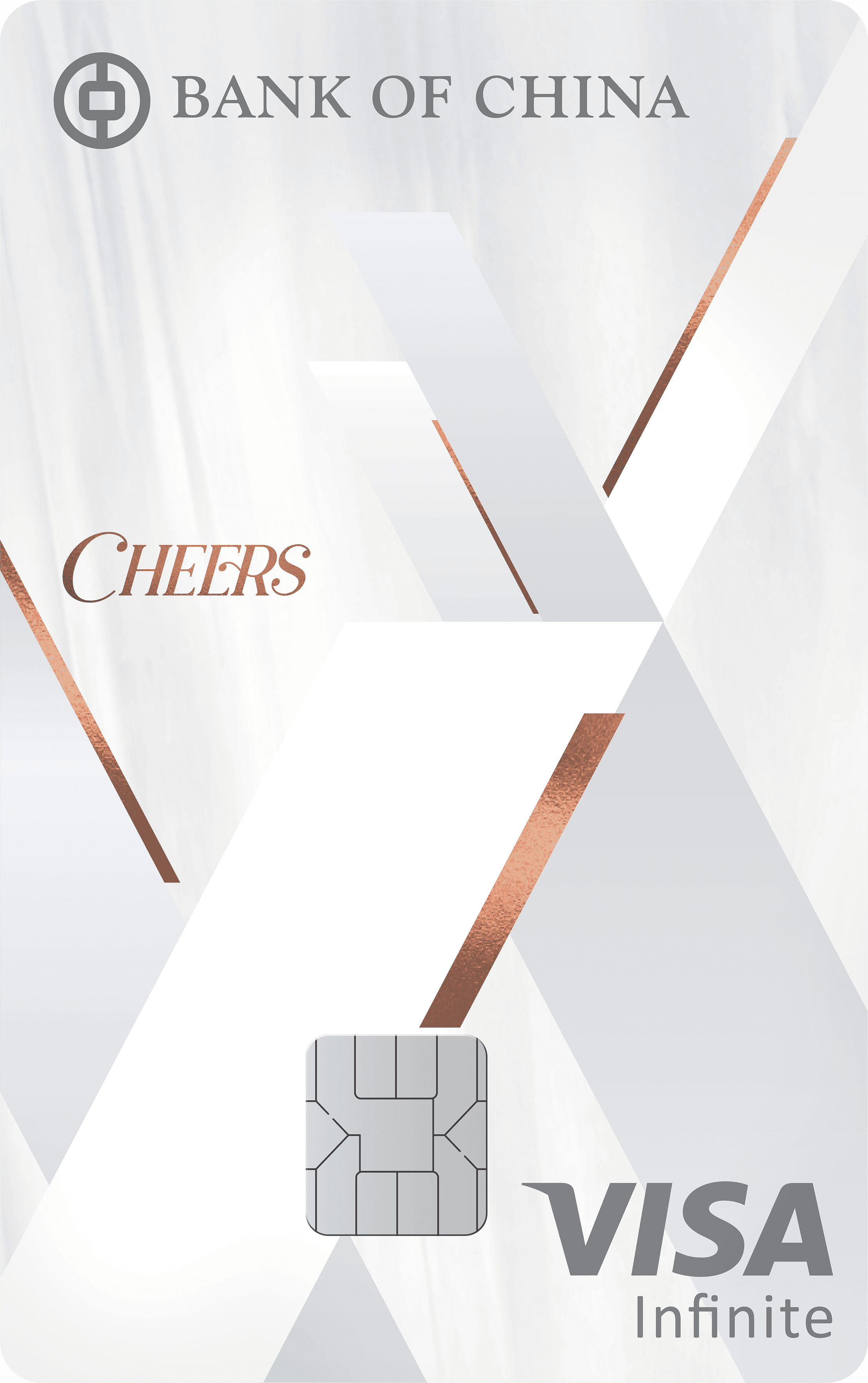 中銀 Cheers Visa Infinite Card官方示意圖