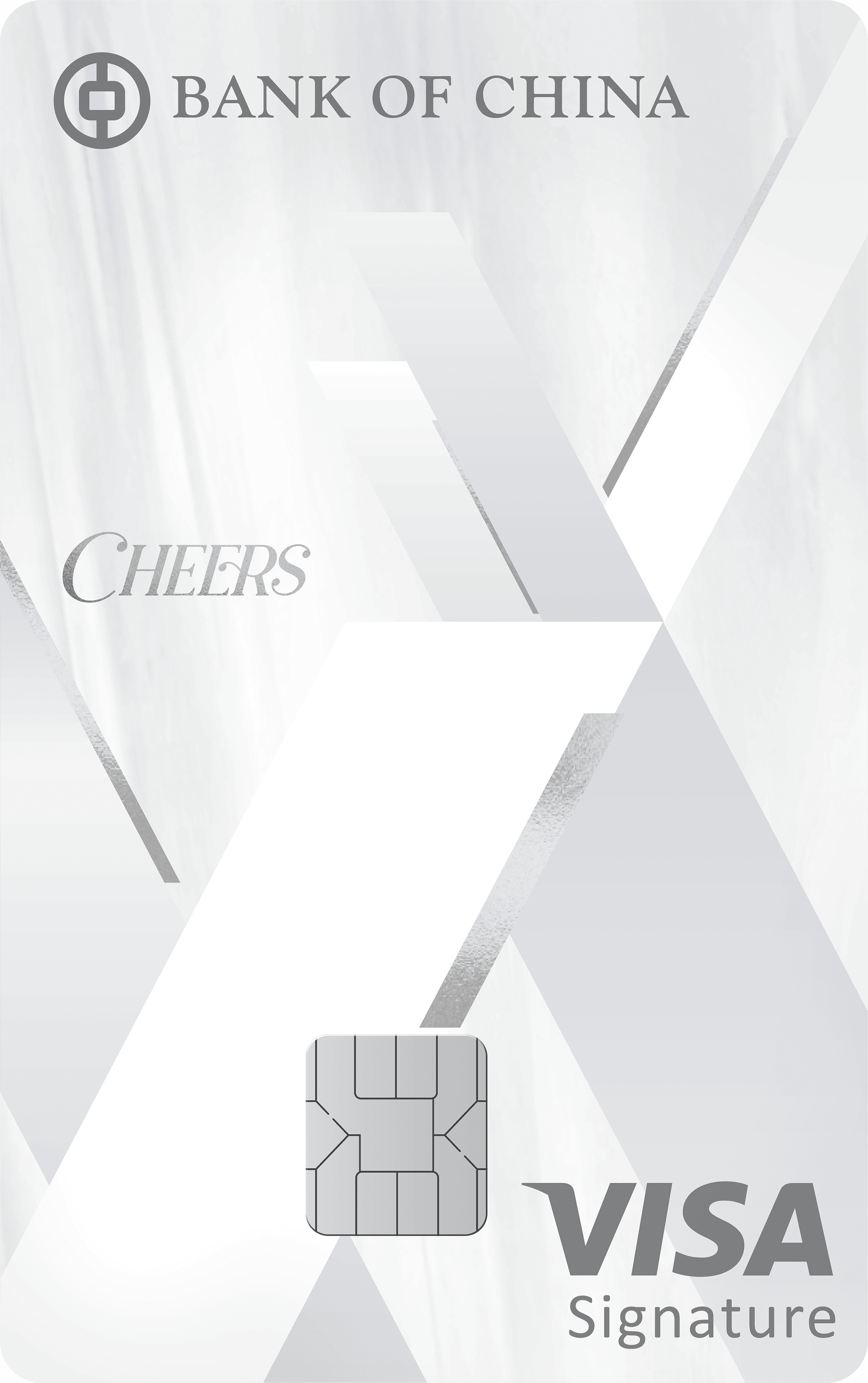 中銀 Cheers Visa Signature Card官方示意圖