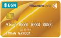 BSN-Teachers Gold Credit Card官方示意圖