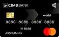 CIMB World MasterCard官方示意圖