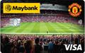 Maybank Manchester United Visa Card官方示意圖