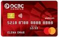 OCBC Cashflo MasterCard官方示意圖