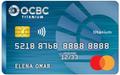 OCBC Titanium MasterCard Blue官方示意圖