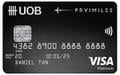 UOB PRVI Miles Card官方示意圖