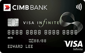 CIMB Visa Infinite Card官方示意圖