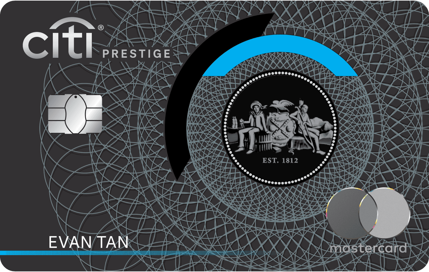 Citi Prestige Card官方示意圖