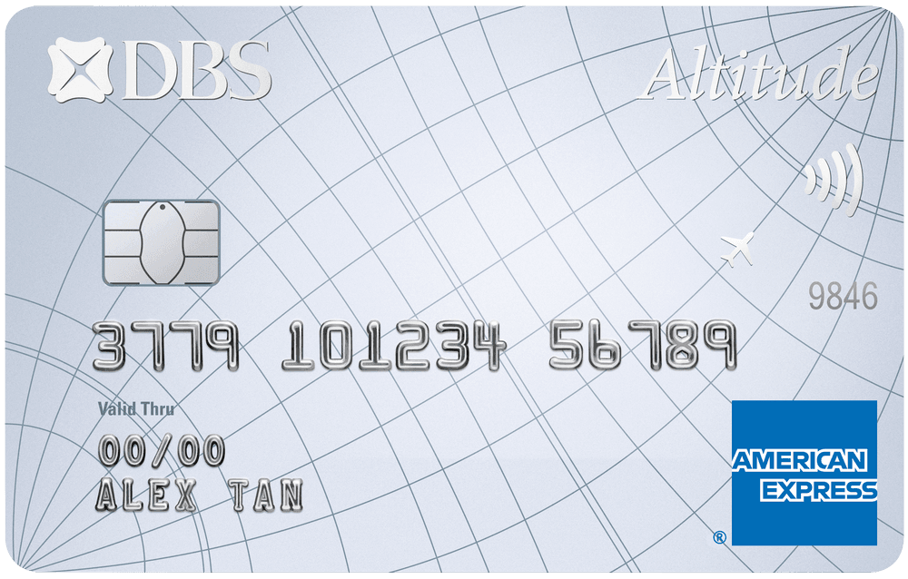 DBS Altitude American Express Card官方示意圖