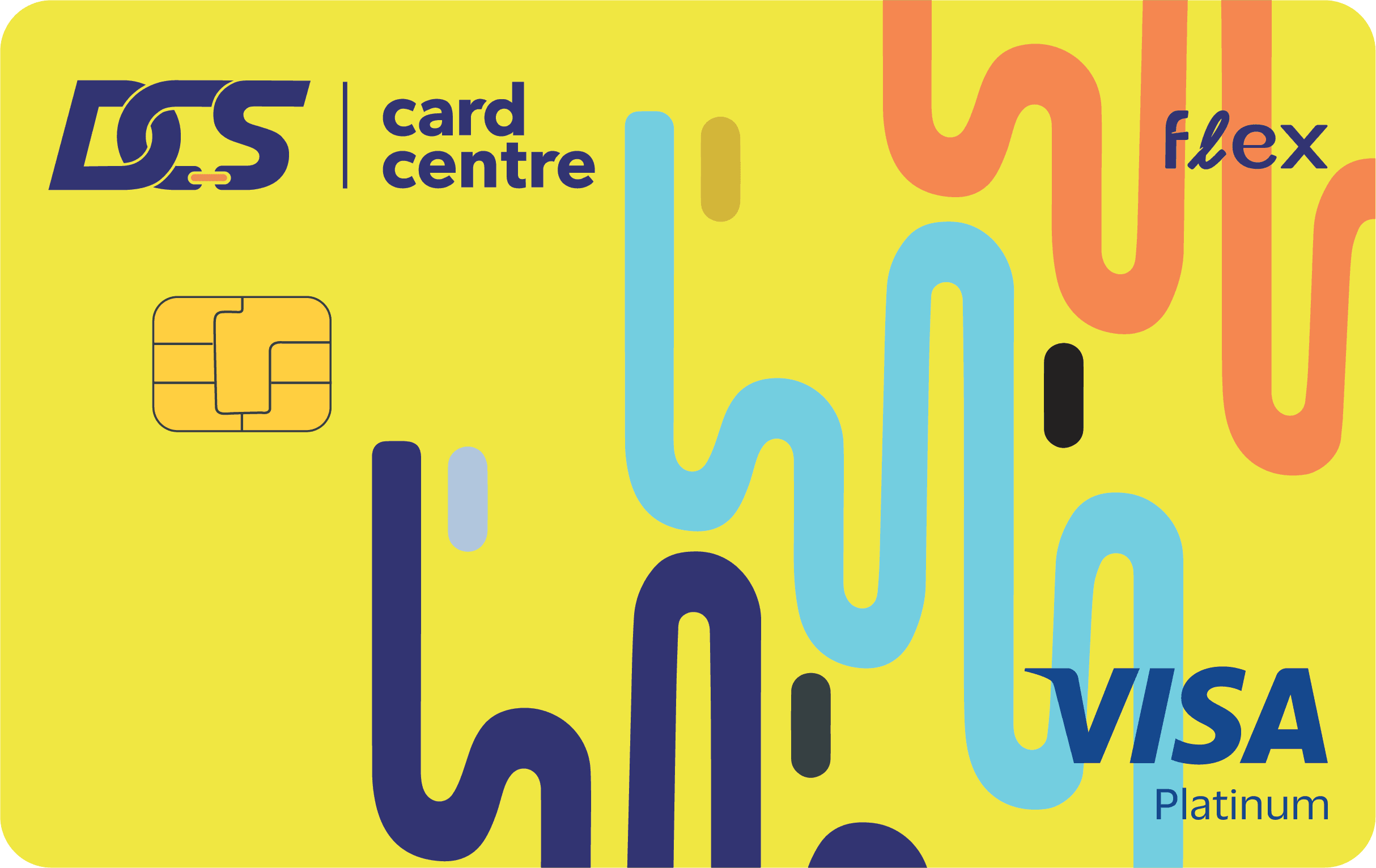 DCS Flex Visa Platinum Card官方示意圖